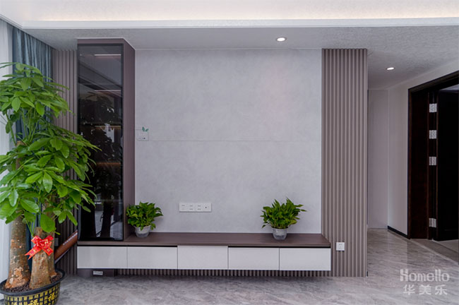 143㎡四居,愛(ài)馬仕橙與現(xiàn)代簡(jiǎn)約的碰撞,高雅大氣又舒適